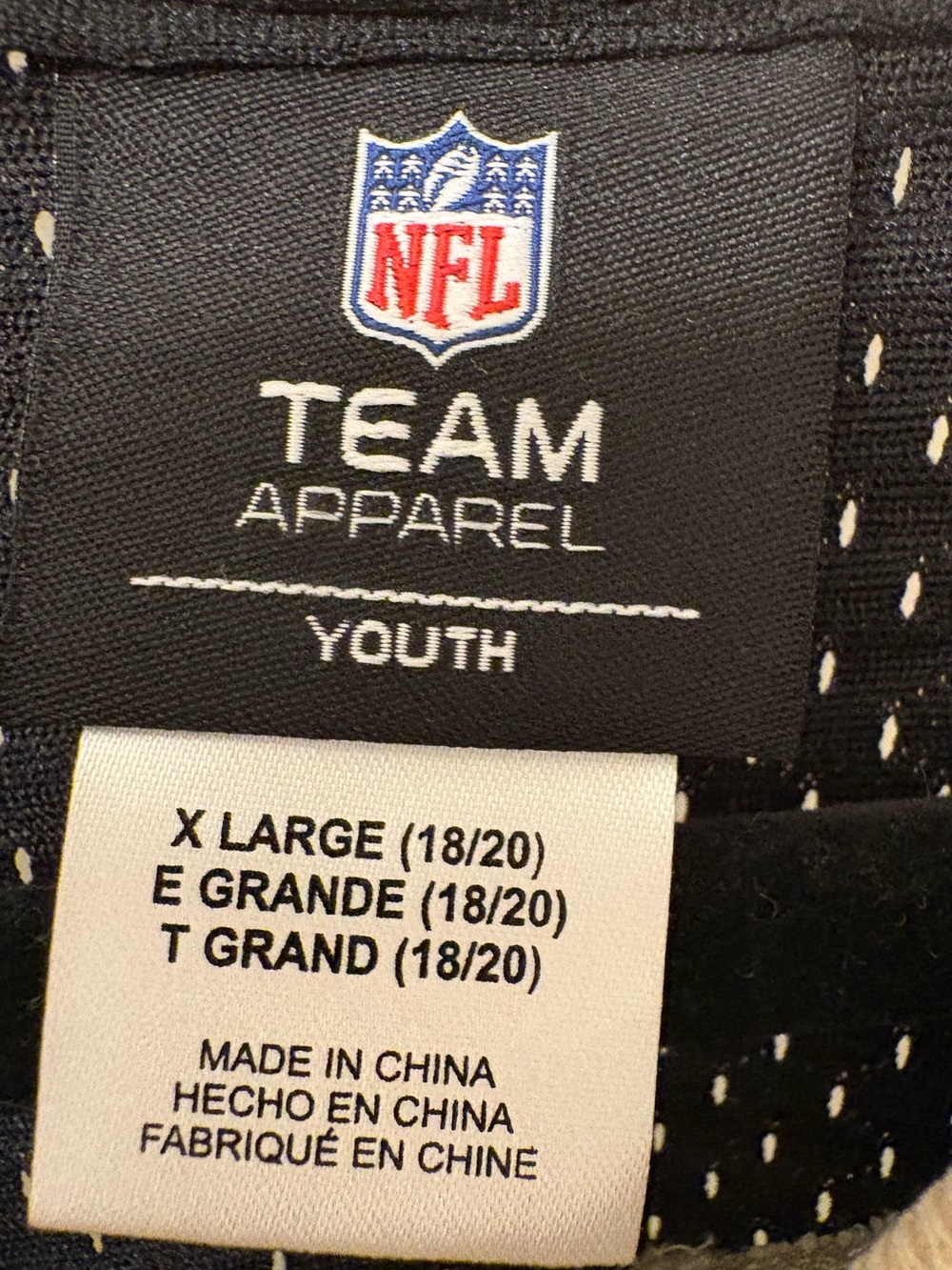 Youth size XL, women’s size medium New Orleans Saints football jersey. - Picture 3 of 4